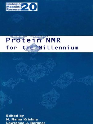 cover image of Protein NMR for the Millennium